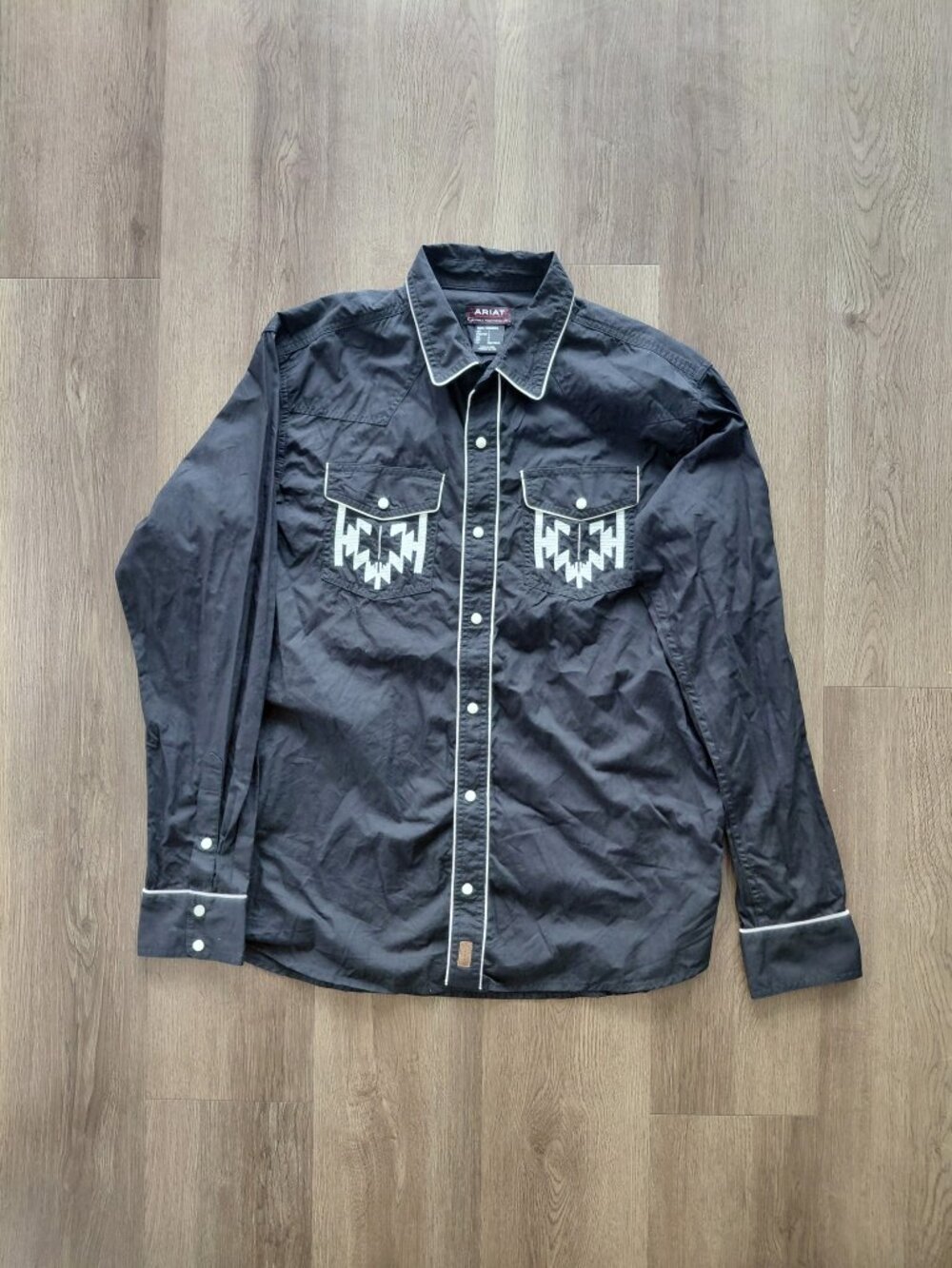 Ariat Long Sleeve Button Up | Men's Large | 100% Cotton | Out of Stock